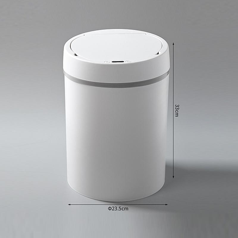 

1 шт. автоматический умный мусорный бак для дома, кухни, гостиной, индукционный датчик, мусорное ведро для хранения мусора Round