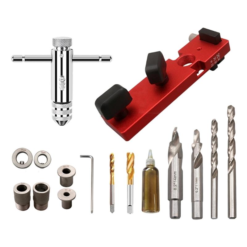 Fixing Fixture for Punching Aluminum Profile Aid Multifunctional Convenient Locator Through Hole Auxiliary Tool
