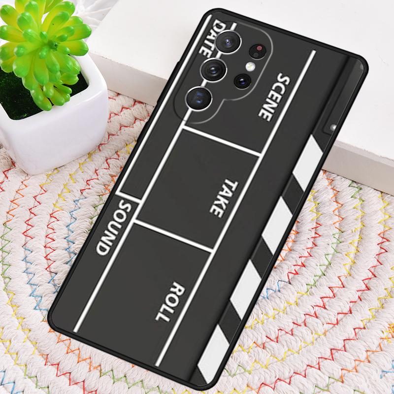 Clapperboard Phone Case for Samsung Galaxy note 10 pro S26 Ultra S23 S24 FE S25 S21 S22 PLUS shockproof Cove