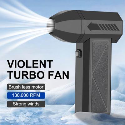 Electric Air Duster Violent Hair Dryer Strong Blowing 130000RPM Universal Turbo Jet Fan Car Accessories Snow Blowing Cleaning Blower Tool