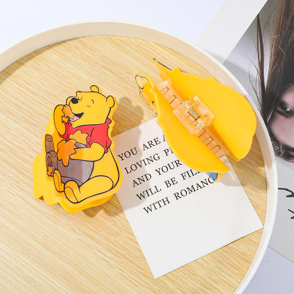 1pc/2pcs Disney Winnie the Pooh Honey Eating Hair Clip Adorable Durable Multi-Functional Hair Accessory for Sweet Atmosphere