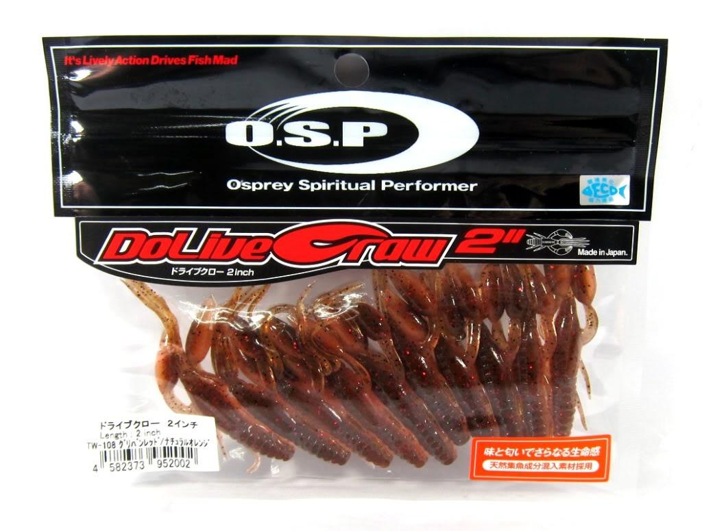 

Мягкая приманка OSP Dolive Craw 2 дюйма TW-108 (2002)