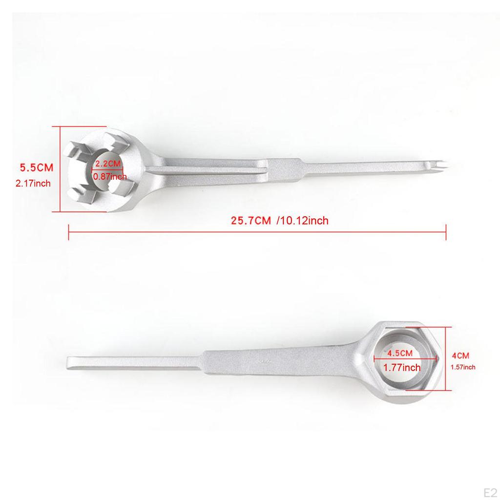 Aluminum Drum Wrench Oil Cap Grid Fuel Barrel Opener for Opening 10 15 20 30