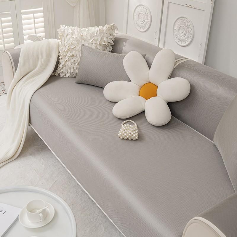 

Подушка для дивана, летний летний коврик, нескользящий коврик, сплошной цвет, новый летний чехол на сиденье, крутой тканевый чехол 70*70