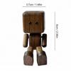 Creative Mini Wooden Man Perfume Holder Ornament Car Perfume Ornament  Car Interior Use
