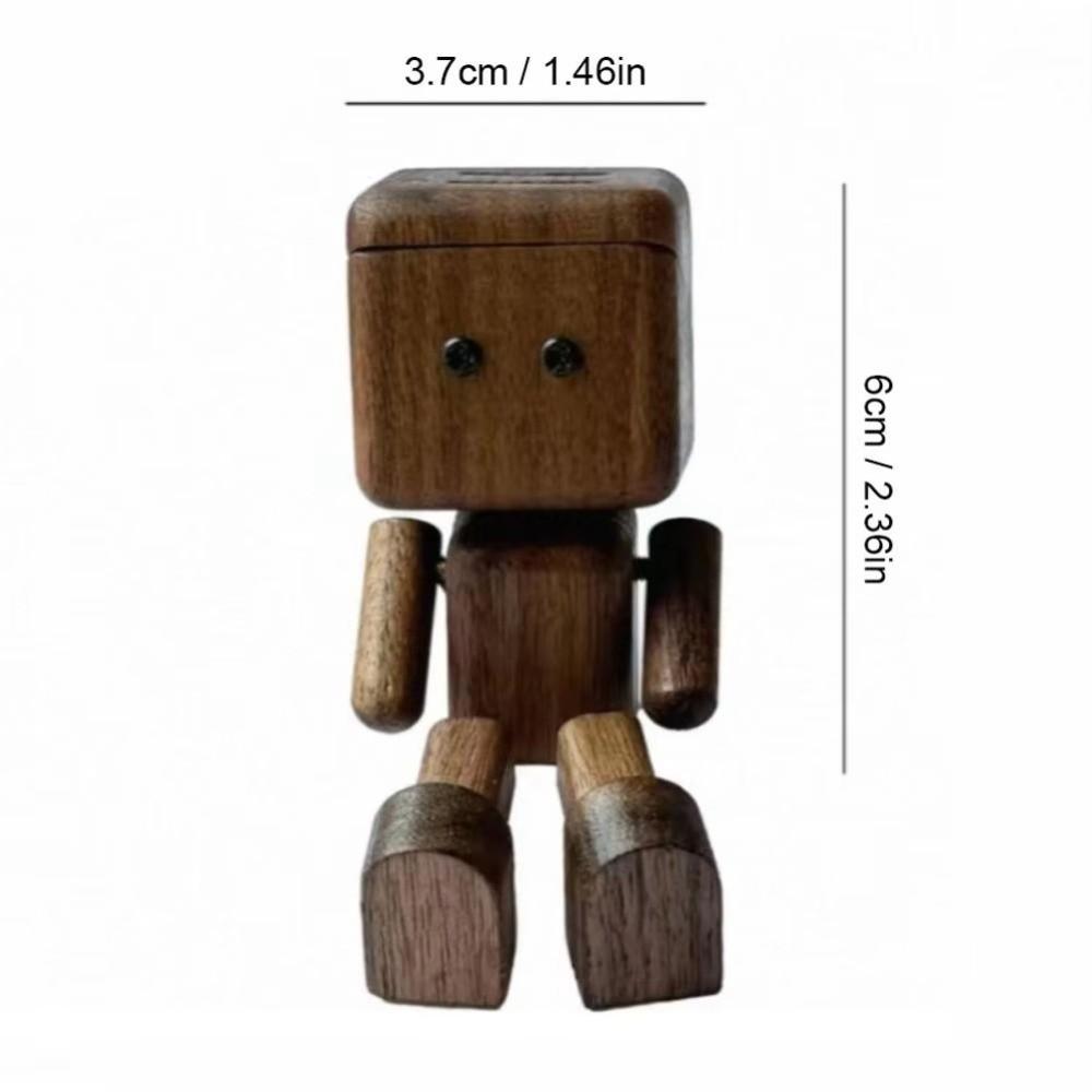 Creative Mini Wooden Man Perfume Holder Ornament Car Perfume Ornament Car Interior Use