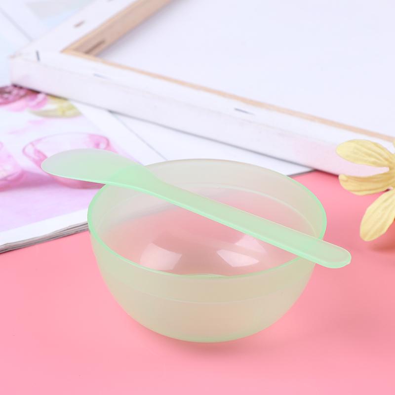 2 In 1 Homemade Makeup Diy Facial Face Mask Bowl Stick Cosmetic Tool Set
