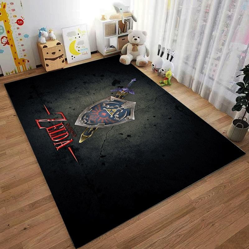 Legend of Zelda Iconic Sword Rug Suitable for Use As an Anti-slip Game Mat for Living Room and Bedroom Sofas