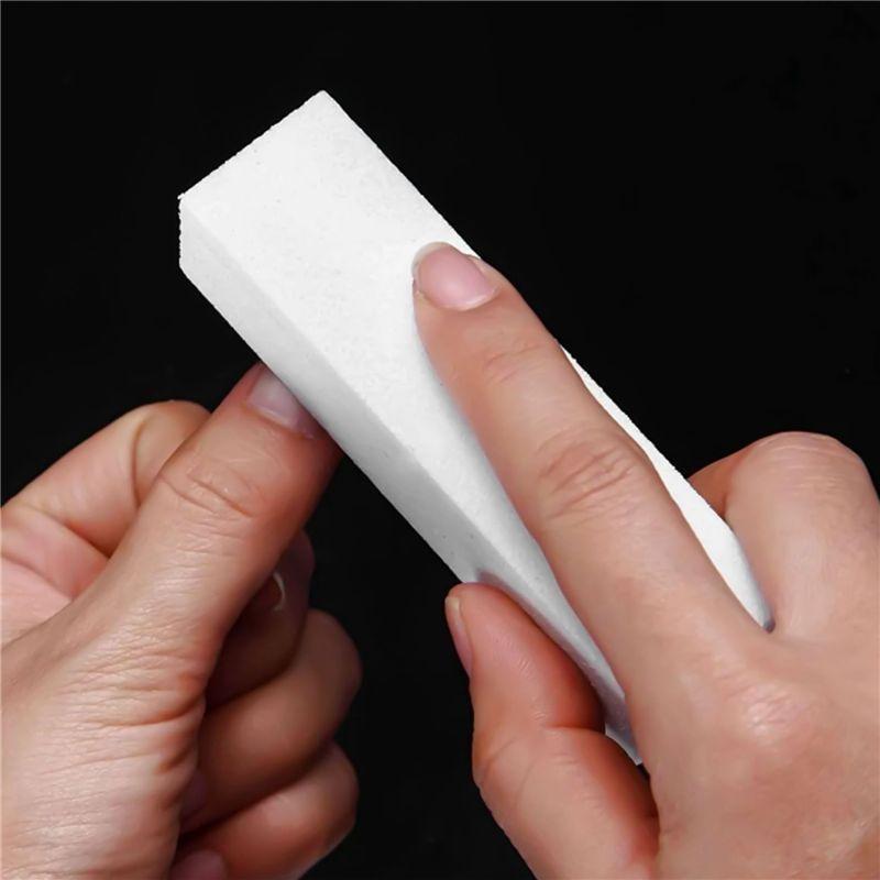 A84E-10 X White Sanding Blocks For Nail Design Nail Polishing Block Polishing Surfaces Nail File Block Nail Art Manicure Tool