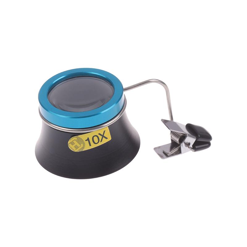 Lente d'ingrandimento per occhiali 5X 10X 20X Strumento Clip-On Lente d'ingrandimento per occhio Lente d'ingrandimento Oculare Operazione di processo Strumento di riparazione per orologiai