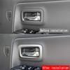 Car Silver Inner Door Handle Cover For Spacia 2017-2026 Door Bowl Handle Trim Frame Sticker Accessories