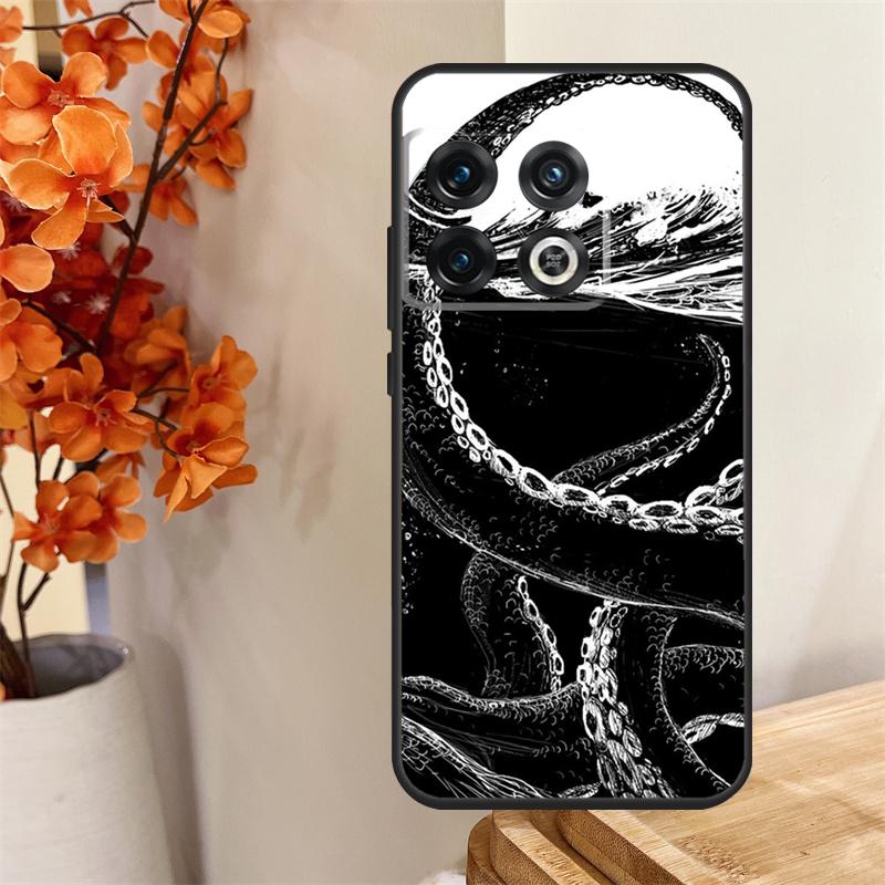 Octopus Funda For OnePlus 8T 10T 13 13R 12 12R 11 10 Pro OnePlus Nord 4 CE 2 3 Lite N30 N20 N10 Case