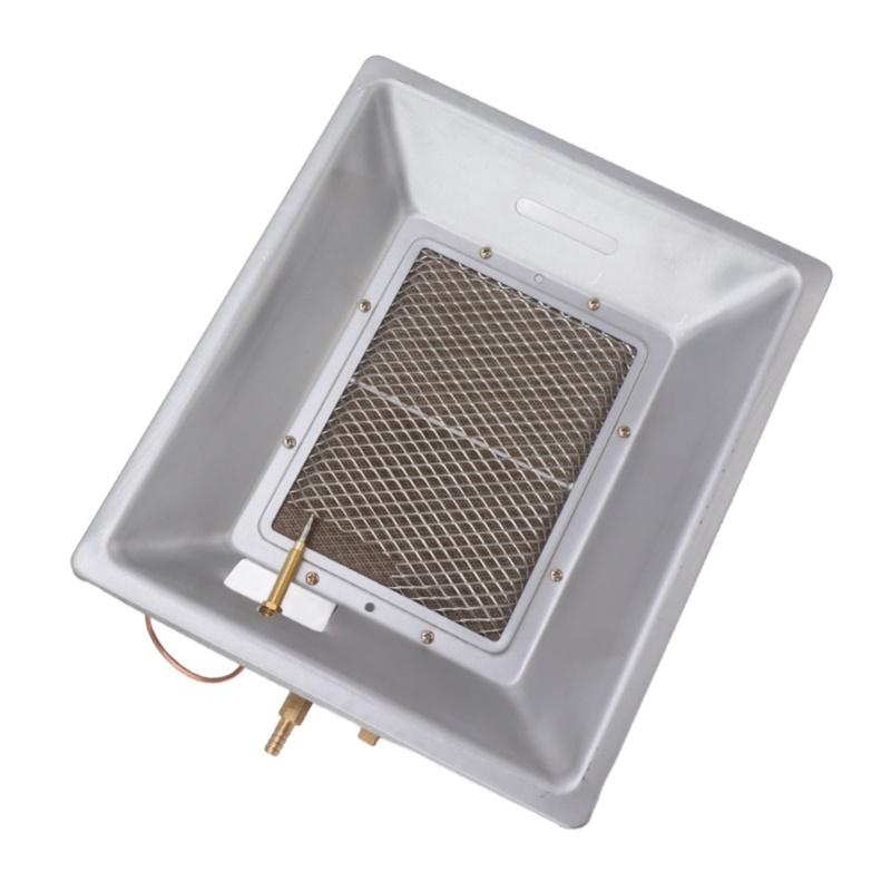 Chick Gas Brooder Heater Manual Infrared Ceramics Catalytic Heating Incubation Equipment For Poultry Coop Duck Piglet House argento