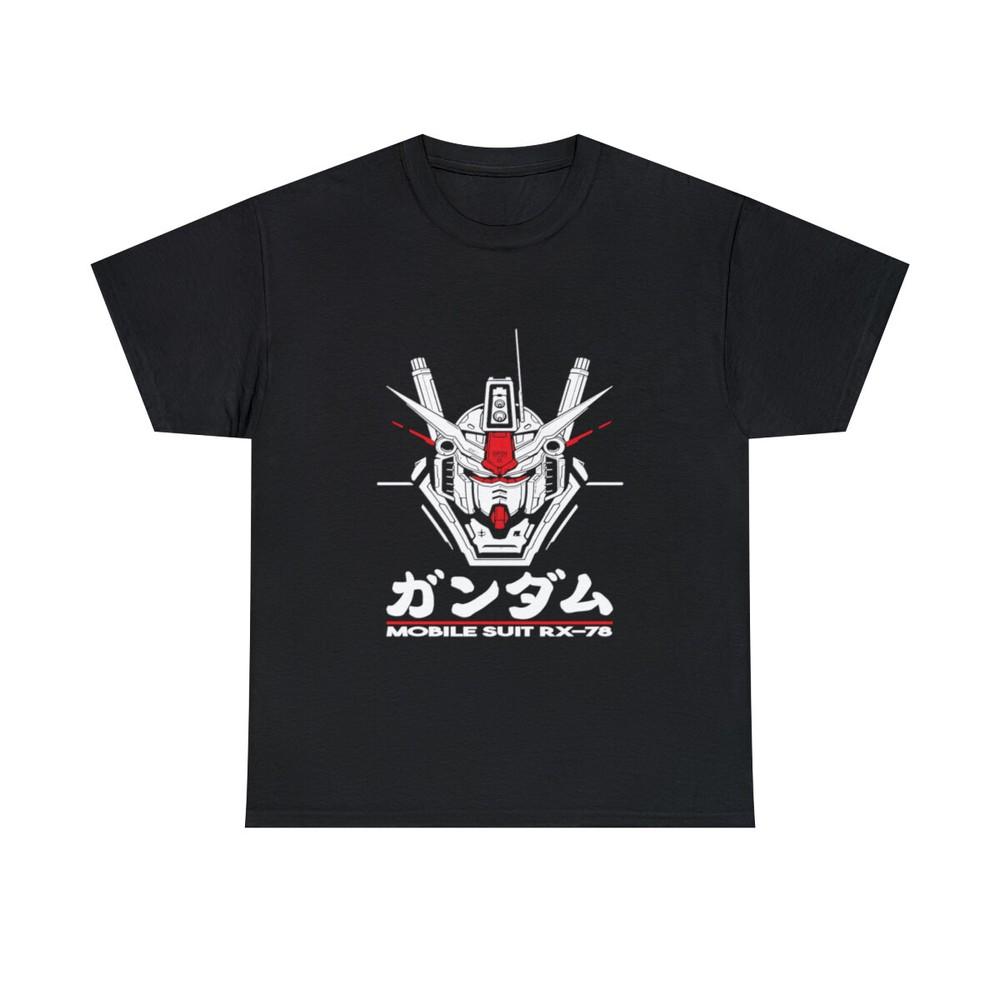 Gundam Rx782 Head Robot Anime Video Games New Unisex Tshirt