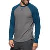 Men'S Button Up Long Sleeved Fashionable Casual Sports Top