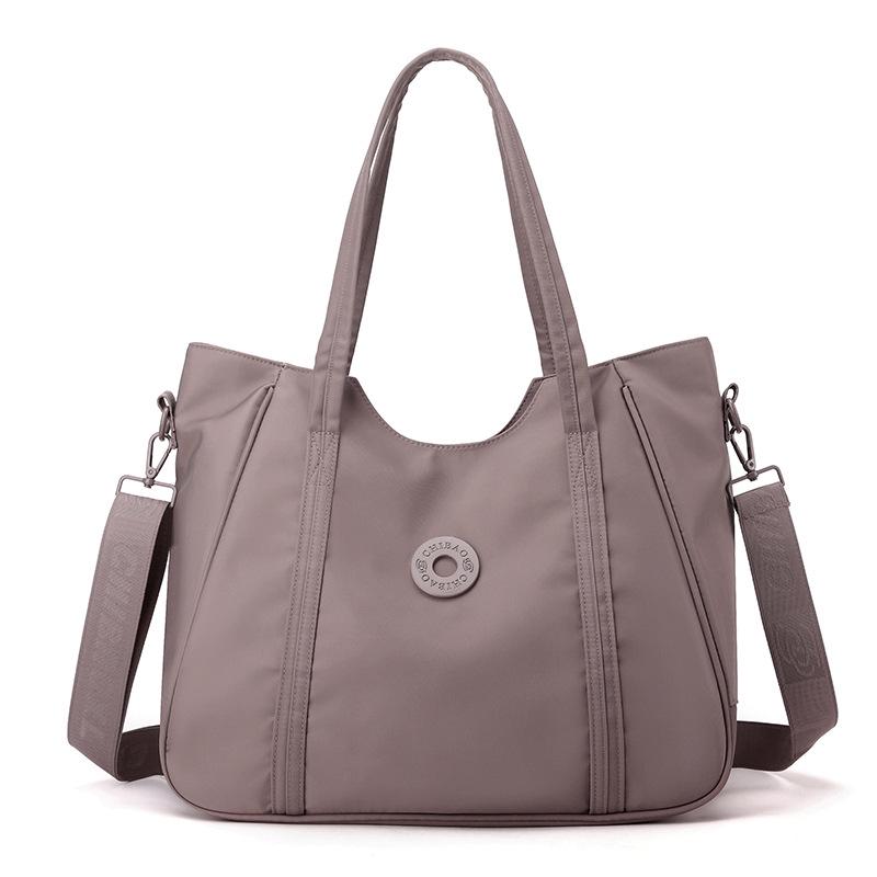 Women's Large Capacity Nylon Fabric Shoulder & Crossbody Bag - Lightweight, Versatile, and Casual Handbag for Commuting.