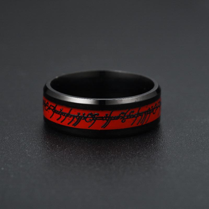 1Pc Fashionable, Versatile and Simple Titanium Steel Ring, Suitable for Daily Wear | As A Gift