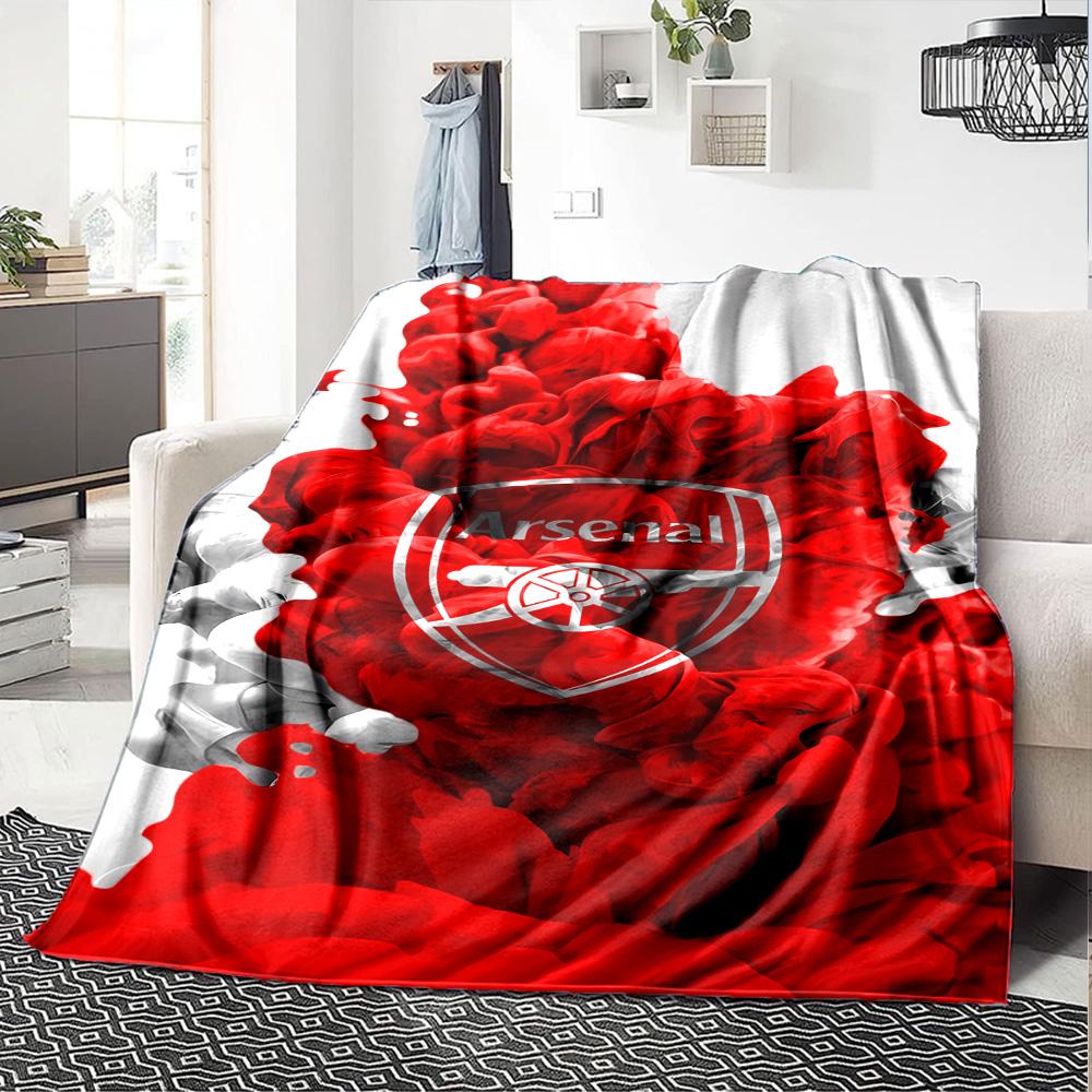 Arsenal Blanket Soft & Cozy Suitable for Sofa Office Chair Chair for All Occasions Modern Style Birthday Christmas Gift Blanket