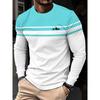 Men's Digital 3D Printed Round-neck Loose-Tee Shirt
