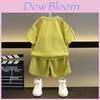 Stylish Cotton Summer Two Piece Set For Boys And Girls Comfortable And Soft Design For Kids Aged 3 To 8 Years