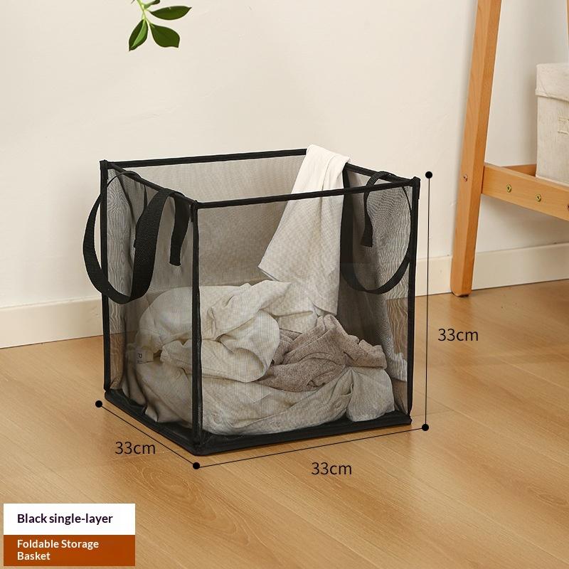 Grid Laundry Hamper Large Multi-functional Laundry Basket for Bathroom Storage Foldable Laundry Basket for Holding Clothes