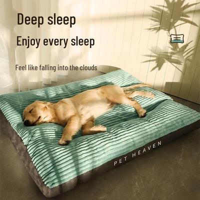 Waschbare Winter Hundeschlafmatte - Ganzjahres-Universalkissen für große Hunde