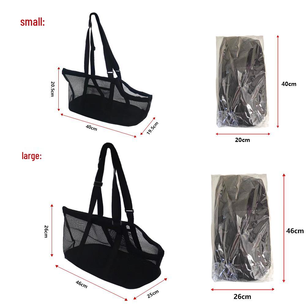 Breathable Pet Carrier Mesh Bag - Portable Summer Backpack for Cats & Dogs