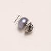 10-1 Imitation Pearl Plastic Snap Buttons, No Sew Adjustable Fastener Clasps, Glossy Round Decorative Buttons, Durable Craft Buttons