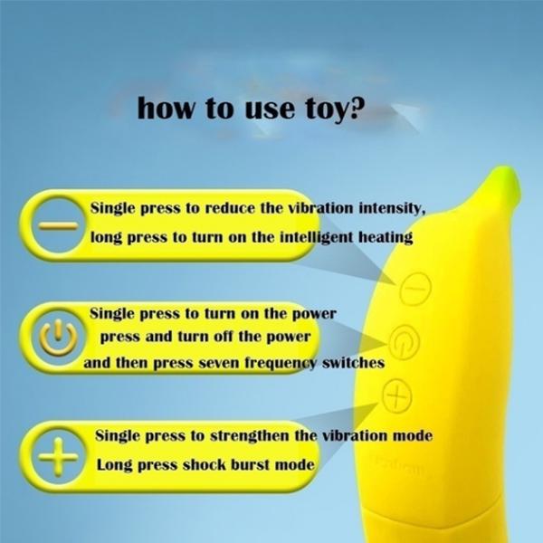 Banana Vibrator Female Masturbation Device Charging Electric Vibrator