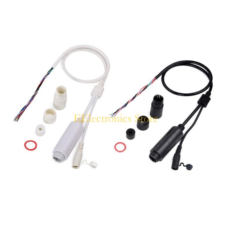 B03C PoE Splitter 48V To 12V POE Connectors Splitter Extender Injector IEEE802.3af POE Splitter Cable Replacement Part