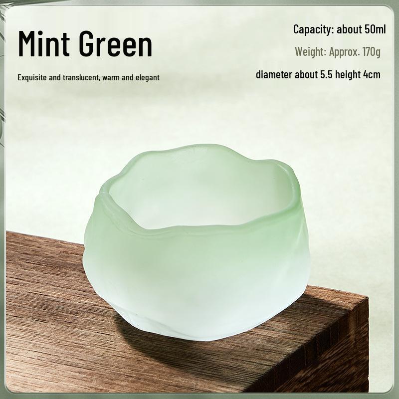 Small Crystal Ink Dish for Calligraphy – Chinese Painting Water Bowl and Brush Rest.