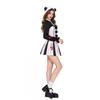 Halloween Clown Cosplay Dress Women Horror Themed Party Costume Fantasy Roleplay Outfit