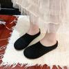 Fashion CRLAYDK Damen Bequeme Slipper Mules Loafer Hausschuhe Damen Strick Rückenfrei Walking Atmungsaktiv Lässige Pantoletten