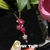 Jewelry, A Midsummer Night'S Dream Purple Flowering Gemstone Necklace, Light Luxury High-End, Iris Purple Flower Zircon Bracelet