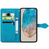 Samsung Galaxy M35 Flip Case, Mandala, Blue