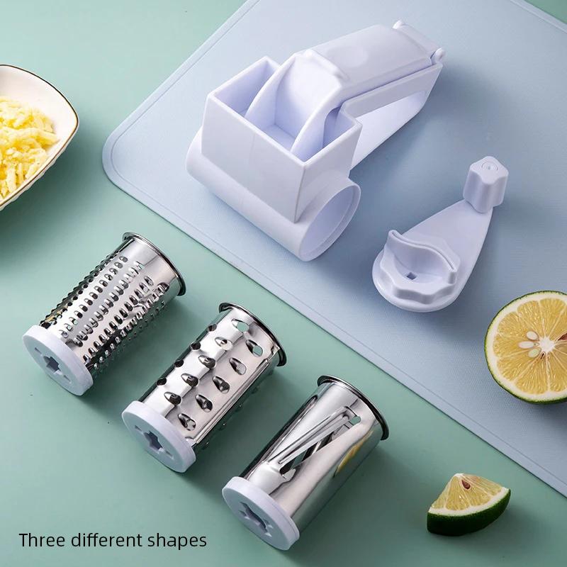 Hand-Cranked Rotating Cheese Grater Multi-functional Chocolate Grater DIY Butter Food Milk Cheese Grater Slicer Kitchen Gadgets
