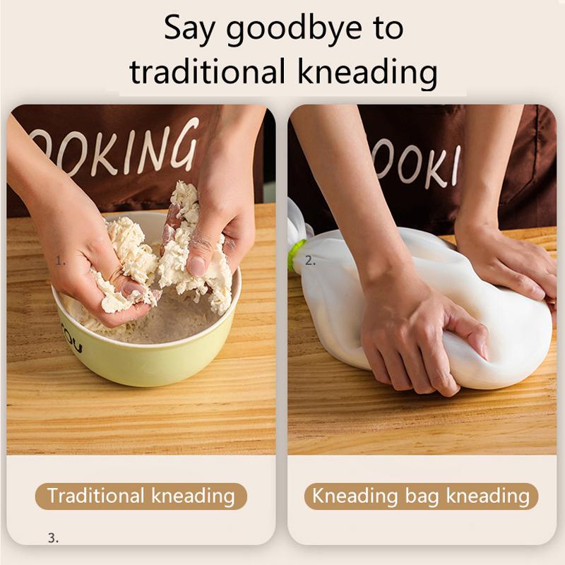 Silicone Kneading Magical Bag Dough Nonstick Flour Mixer Bag Reusable Cooking Pastry Tools for Bread Pastry Pizza Kitchen Tools
