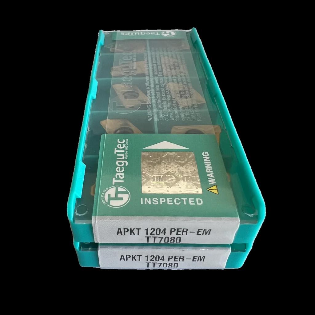 APKT1204PER-EM TT7080 / Industrial indexable Carbide Inserts 10 Pcs