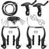 V-Type Bike Brake Set, Complete Universal Bike Front and Rear MTB Brake, Bicycle Brakes, Inner and Outer Cables, Include Brakes