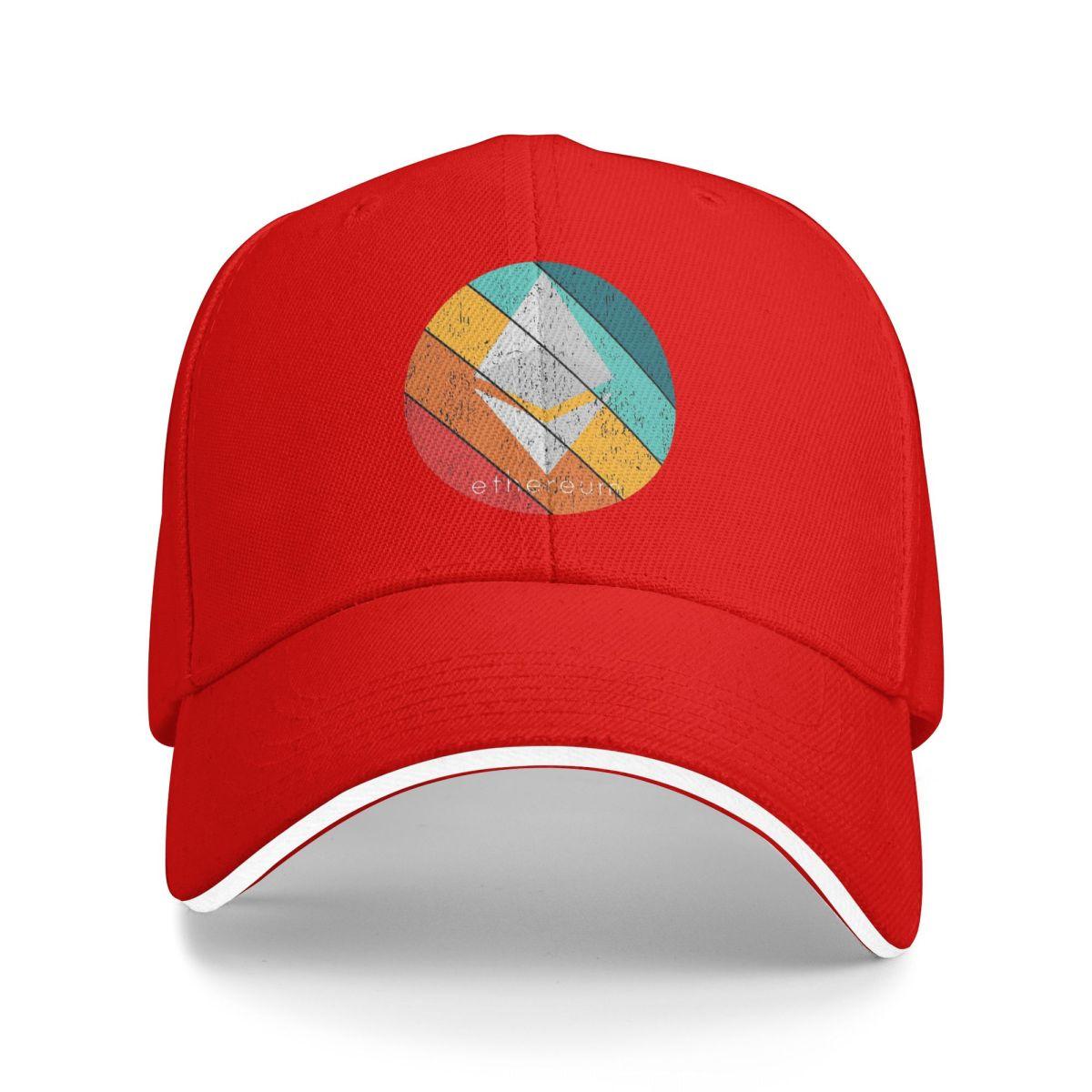 

Темные Закатные Бейсболки с Логотипом Криптовалюты Ethereum Snapback Дышащие Повседневные Кепки для Мужчин и Женщин One Size
