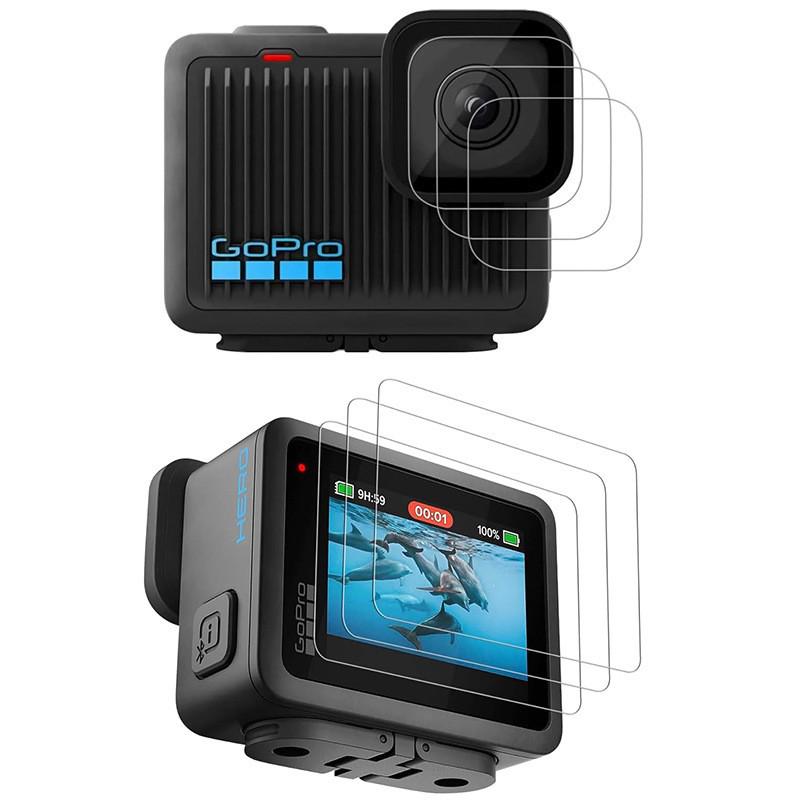 GoPro Hero 4K Action Camera Mini Silicone Case & Tempered Film Screen Protector Accessories