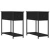 VidaXL Bedside Tables 2 Pcs Black 30x60x60 Cm Engineered Wood 826054