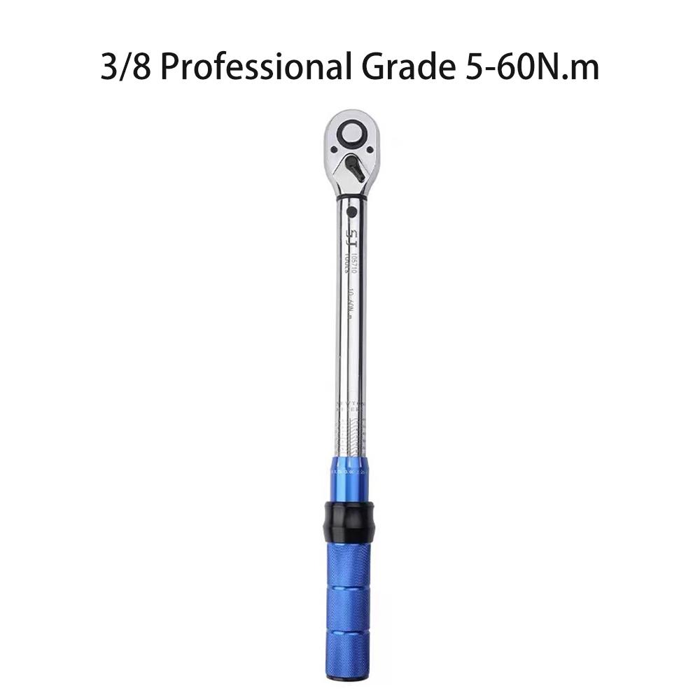

Динамометрический ключ 3/8 дюйма 5-60 Н·м Квадратный привод Динамометрический ключ Высокоточный динамометрический ключ Профессиональный инструмент для велосипедов и автомобилей