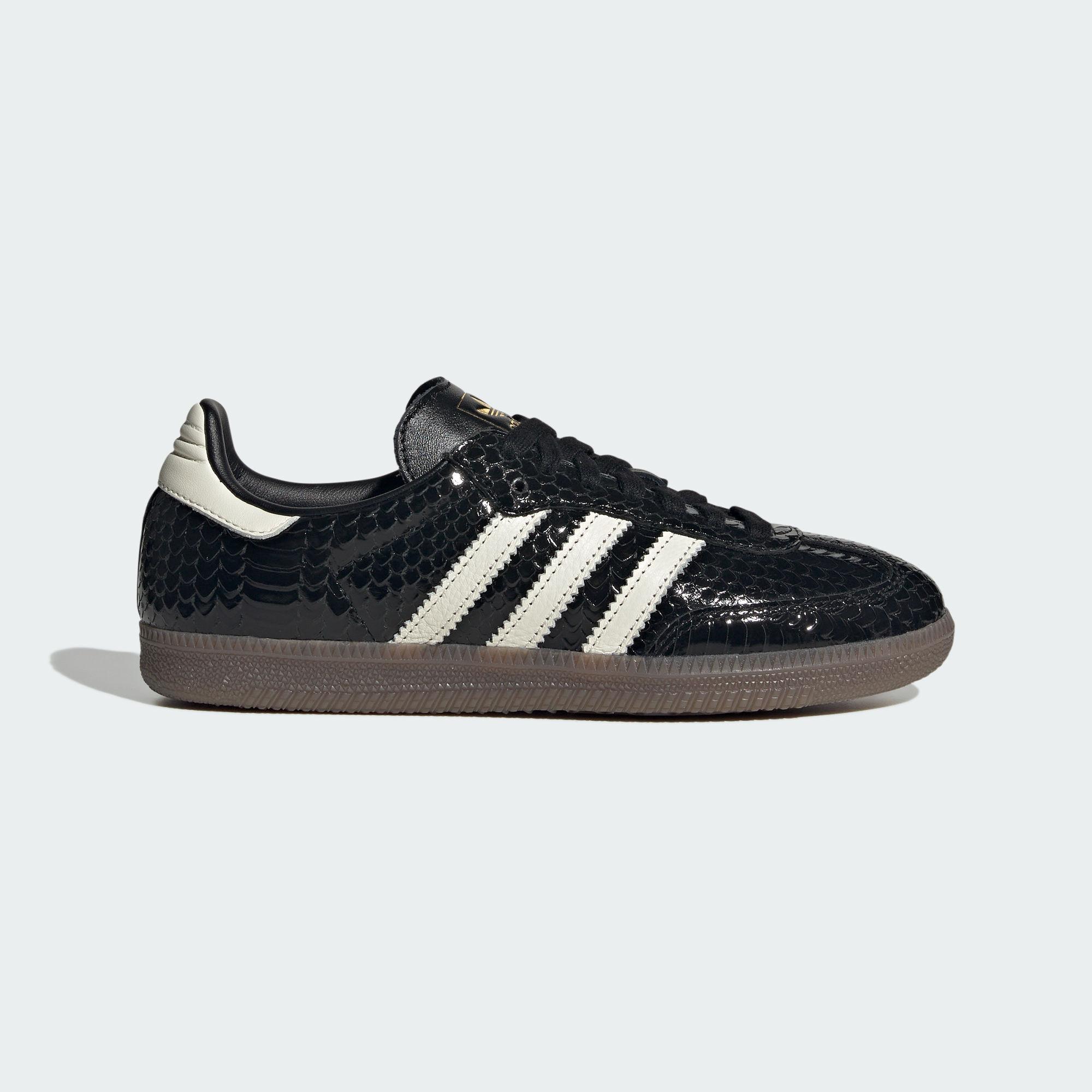 adidas Samba OG Patent Snakeskin Black Off White (Women s) 38.5