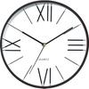 11-inch Black and White Round Modern Simple Wall Clock Wall-mounted Living Room Quartz Clock Wall-mounted Clock Round Wall Clock