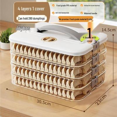 Jiabangshou 4-Layer Dumpling and Wonton Storage Box