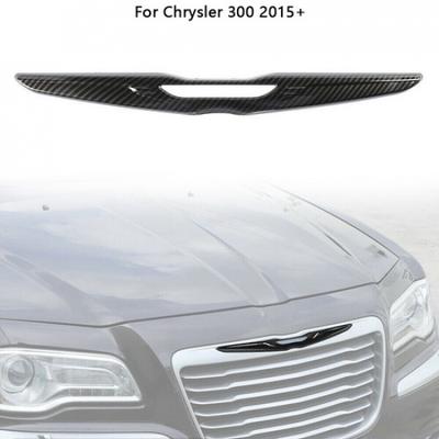 Carbon Fiber Center Grid Car  Cover Trim Bezels Panel For Chrysler 300 2015+