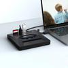 5 In 1 Portable CD DVD ROM with USB/Type-C Ports+ SD/TF Disk Reader Rewriter Drive for Mac/Linux Windows XP/10/8/7 Laptop PC