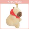 Hat Strawberry Persimmon Capybara Plush Pendant Keychain Decoration Backpack