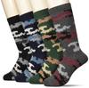 Contempus Camouflage Sizes [Kuchigomu Kaikaku] Men's Socks, 24-26cm